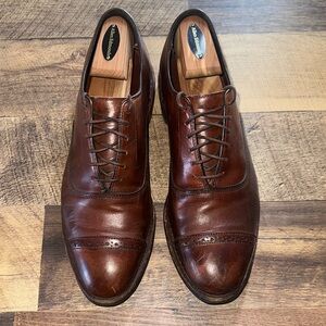 Allen Edmonds Dark Brown Leather Oxfords